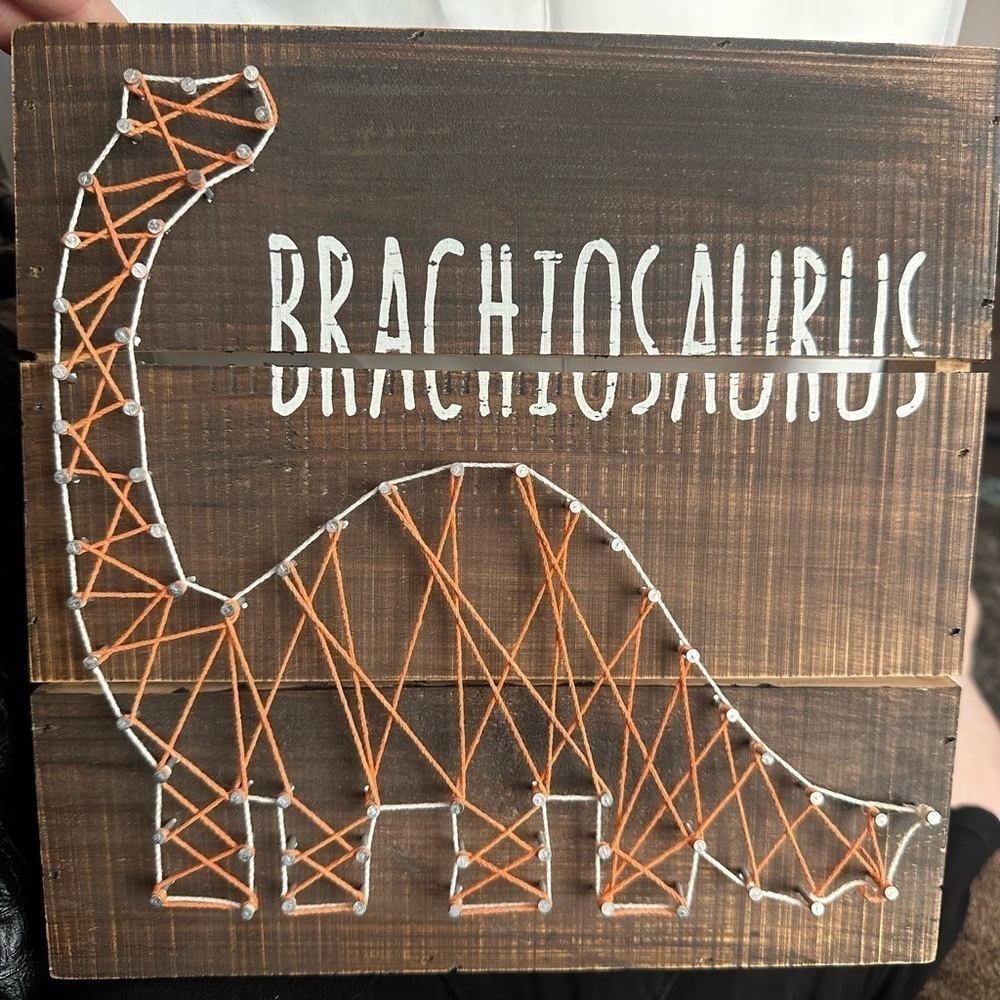 Brachiosaurus string art